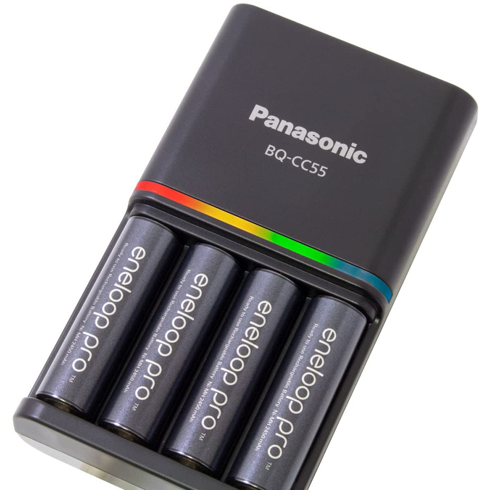 Buy Panasonic Eneloop Pro Charger With Pack Of Aa Mah