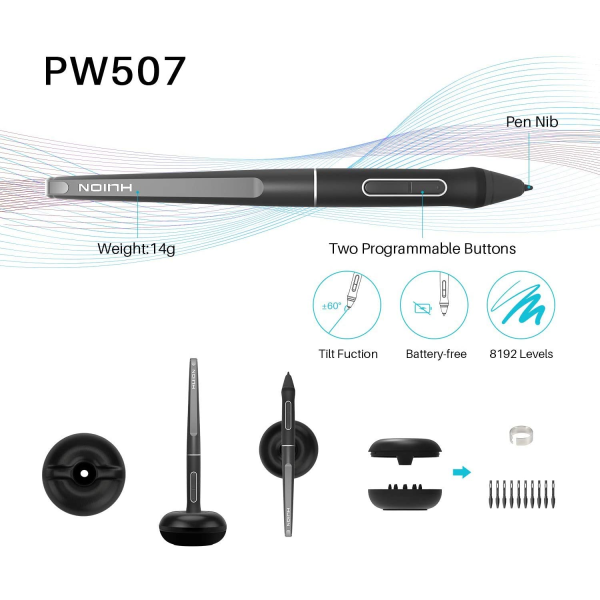 Huion Kamvas Pro 13 Graphics Drawing Pen Display Tablet