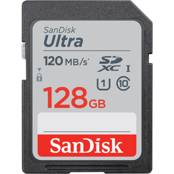 SanDisk 128GB Ultra UHS-I SDXC Camera Memory Card