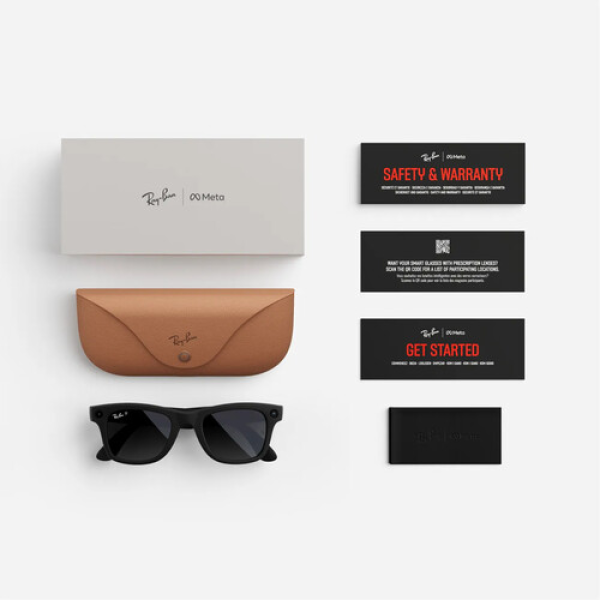 Meta Quest Ray-Ban Wayfarer AI glasses with Polarization 