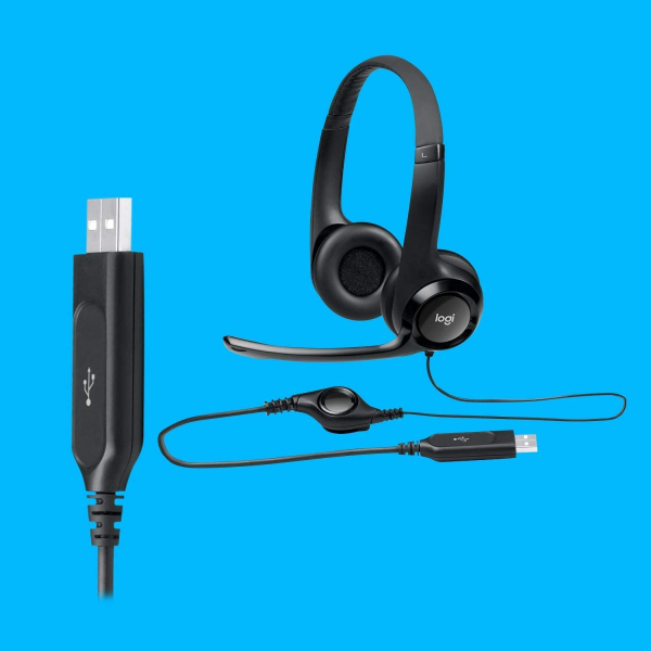 Logitech H390 USB Headset  with Noise Cancelling Mic