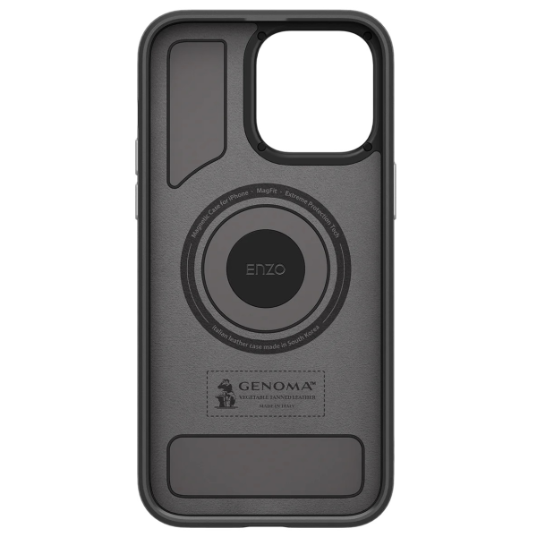 Spigen Enzo Enzo (MagFit) Leather Case for iPhone 14 Pro Max