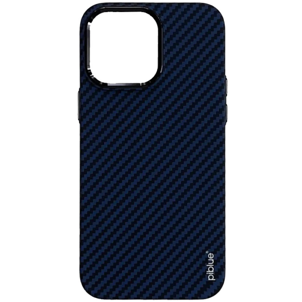 Piblue Carbon Texture Case 14 Pro Max - Dark Blue