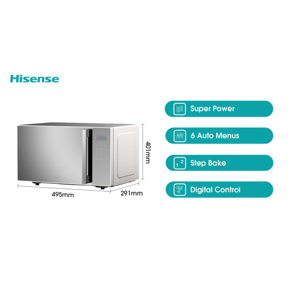 Hisense 30Litres Digital Microwave H30MOMS9H