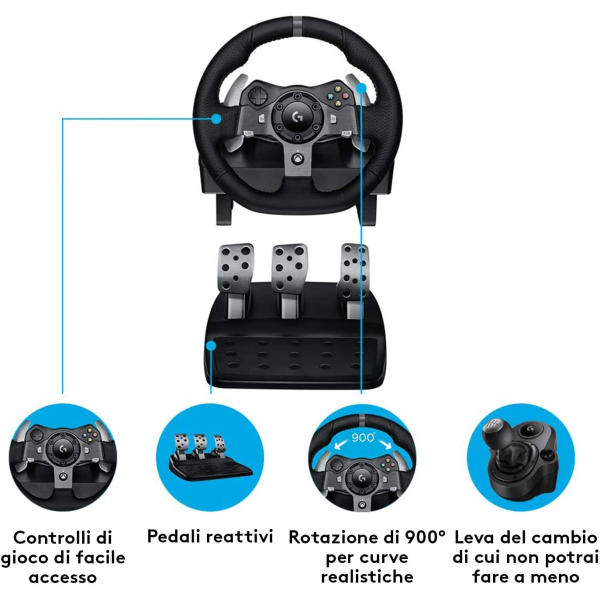 Logitech G920 Driving Force Racing Wheel for Xbox