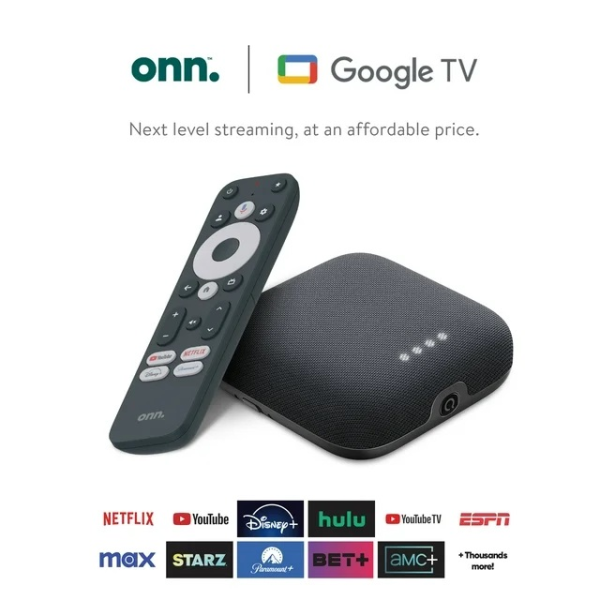 onn. Google TV 4K Pro Google TV Streaming Device