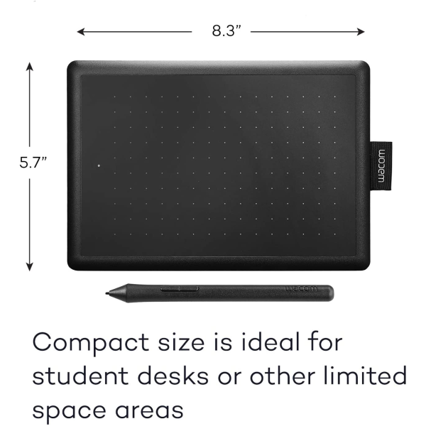 One by Wacom - Medium Graphics Pen Tablet - CTL-672-N