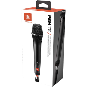 JBL PMB100 Wired Dynamic Vocal Mic with Cable, Black