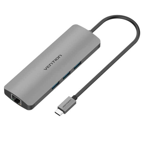 Vention USB Type C to Multi-Function 9 IN 1 Hub / Docking Station