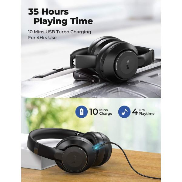 Tribit QuietPlus 78 Active Noise Cancelling Wireless Headphones