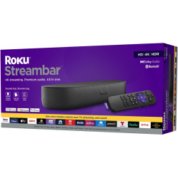 Roku Streambar 4K HDR Streaming Player & Soundbar