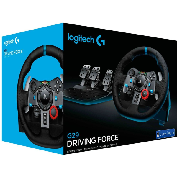 Logitech G29 Driving Force Racing Wheel & Pedals for PlayStation & PC 