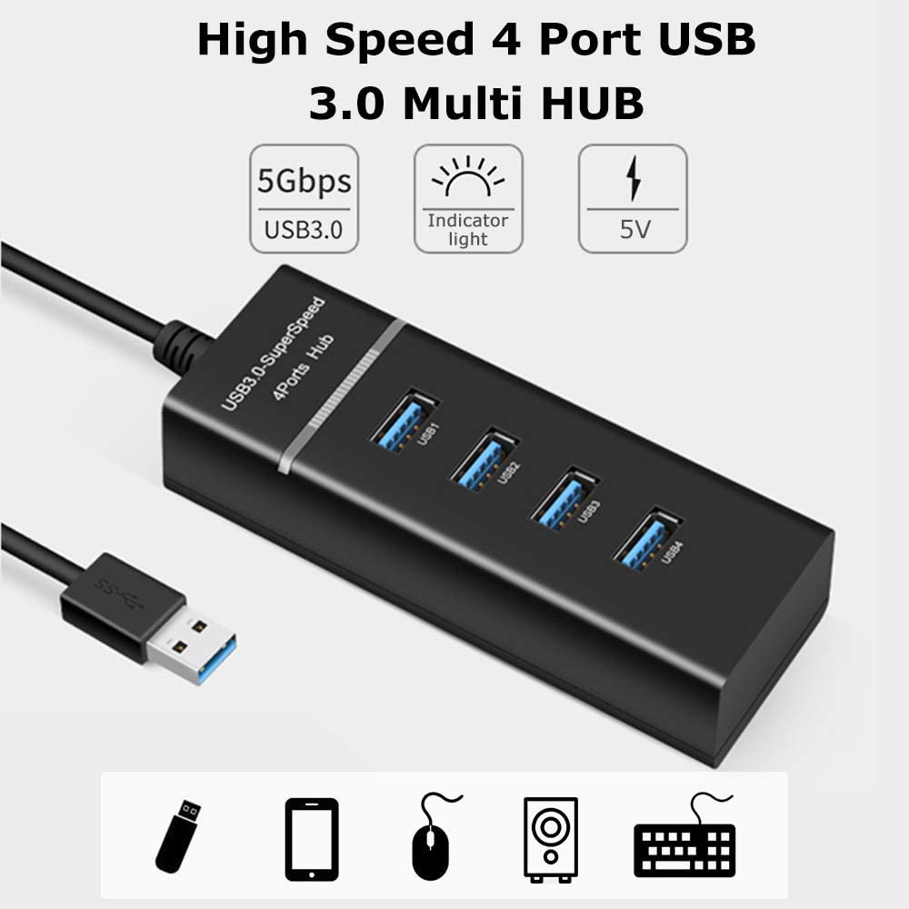 Buy High Speed 4 Port Usb 30 Multi Hub Splitter Expansion Usb Hub Instok Kenya 