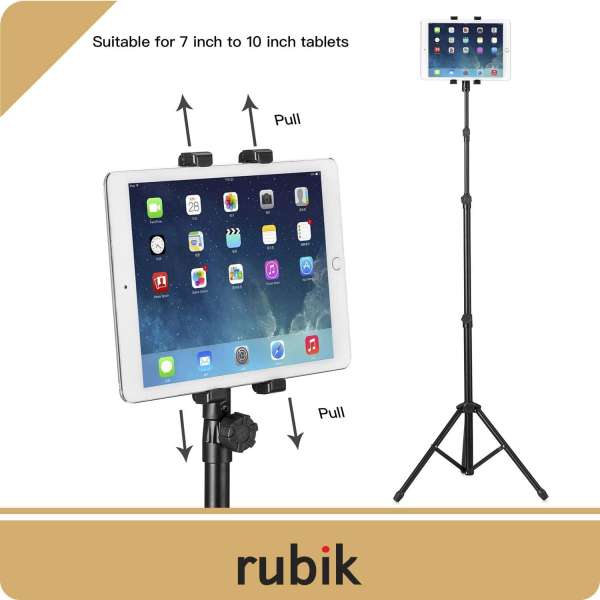 Adjustable Tripod Stand for Apple iPad 7-12 inches