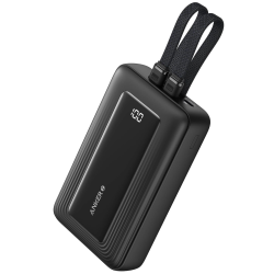 Anker Zolo Power Bank 20000mAh 30W with Built-in USB-C & Lightning Cables