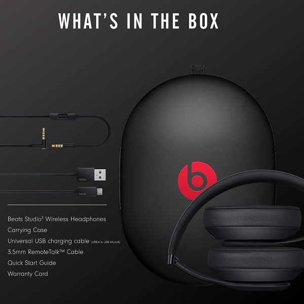 Beats Studio3 Wireless Noise Cancelling Over-Ear Headphones 