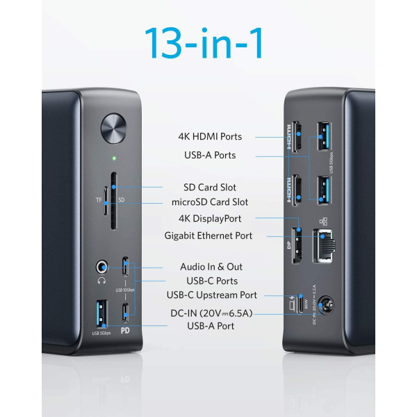 Anker 575 USB-C Docking Station 13-in-1