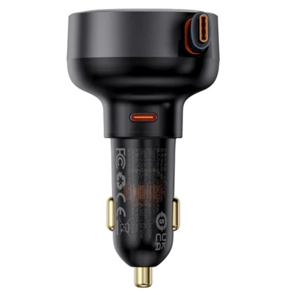 Baseus Enjoyment Pro Retractable USB-C Car Charger 30W