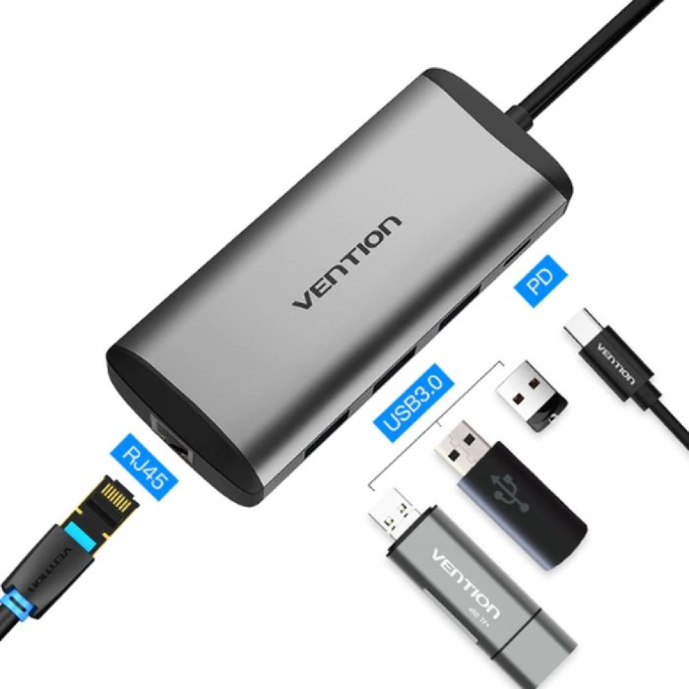 Buy Vention USB Type C to Multi-Function 5 IN 1 Hub / Docking Station ...