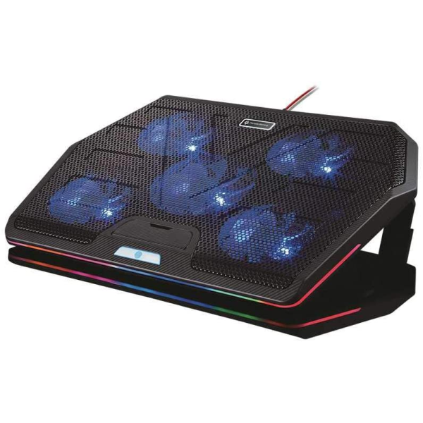 Porodo Laptop Cooling Pad for Proffessional Gaming with RGB Lighting