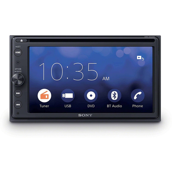 Sony XAV-AX200 Car Stereo System (6.4”) DVD Receiver with Bluetooth 