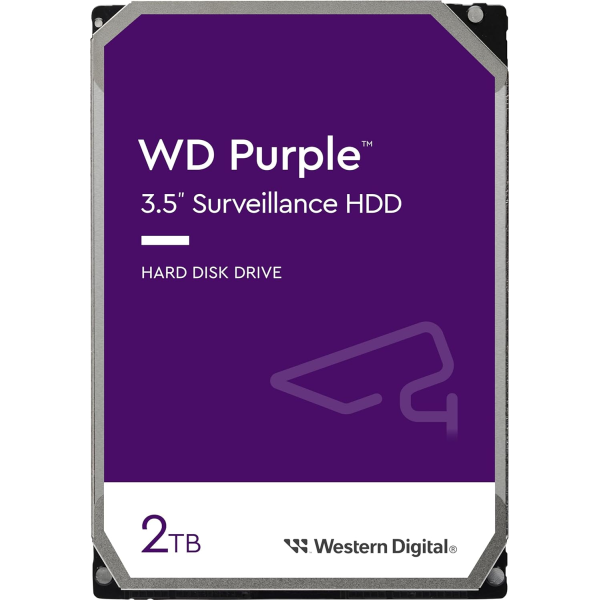 WD Purple 2TB Internal Surveillance Hard Drive 