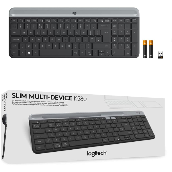 Logitech K580 Slim Multi-Device Wireless Keyboard for Chrome OS