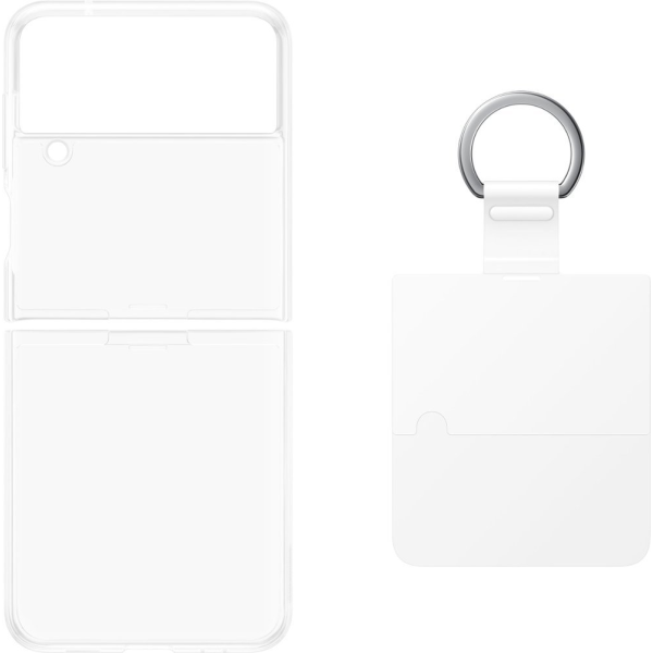 Samsung Galaxy Z Flip4 Clear Cover with Ring