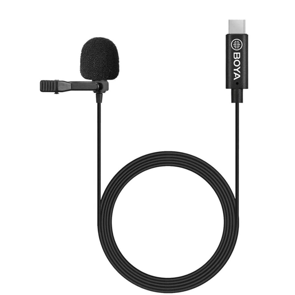 BOYA by-M3 Clip-on USB-C Omnidirectional Lavalier Microphone 