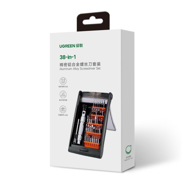 UGREEN 38-in-1 Aluminium Alloy Magnetic Screwdriver Set 