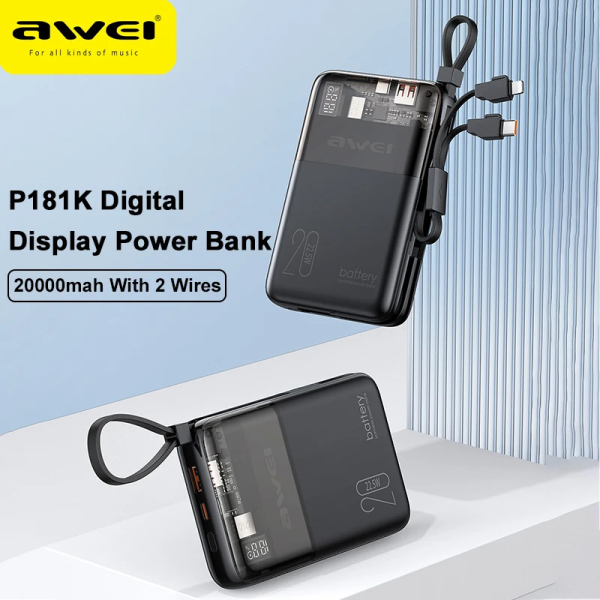 Awei P181K Power Bank 20000mAh 22.5W