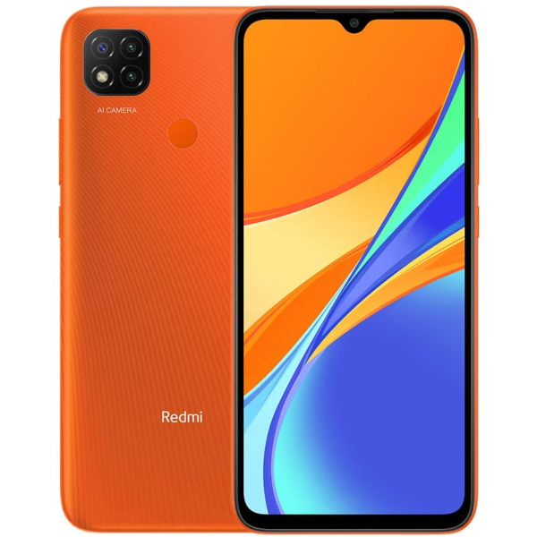 Xiaomi Redmi 9C Smartphone, 6.53", Dual SIM, 32GB, 2GB RAM 