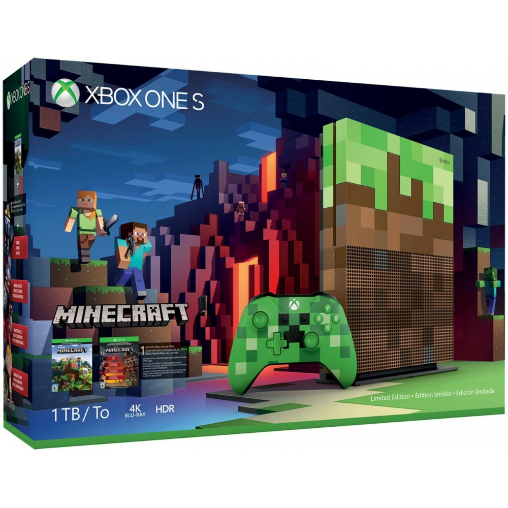 Buy Xbox One S 1TB Limited Edition Console - Minecraft Bundle | Instok ...