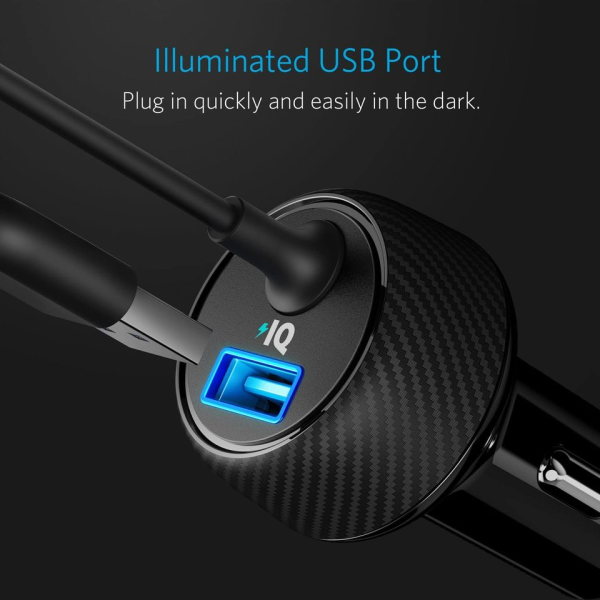 Anker PowerDrive 2 Elite 24W 2-Port Lightning Car Charger