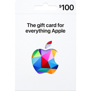 Apple Gift Card $100 Dollars USA