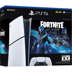 Sony PlayStation 5 Slim Console Digital Edition - Fortnite Cobalt Star Bundle