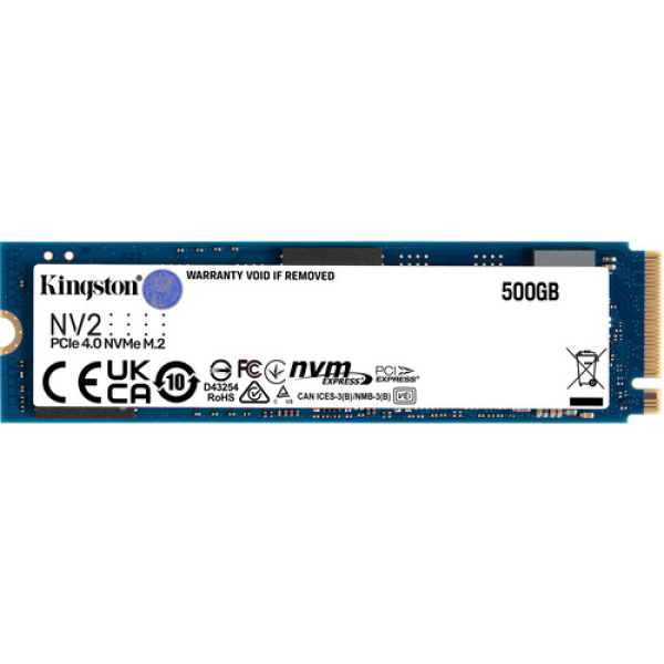 Kingston NV2 PCIe 4.0 NVMe SSD 500GB