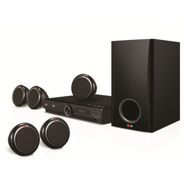 Buy LG DH3140S - 5.1 Channel DVD Home Theater System - 300W - Black ...