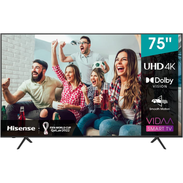 Hisense 75-Inch 4K UHD Smart TV - 75A62G 