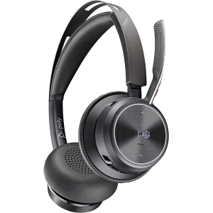 Poly Voyager Focus 2 UC Stereo Noise-Canceling On-Ear Headset 