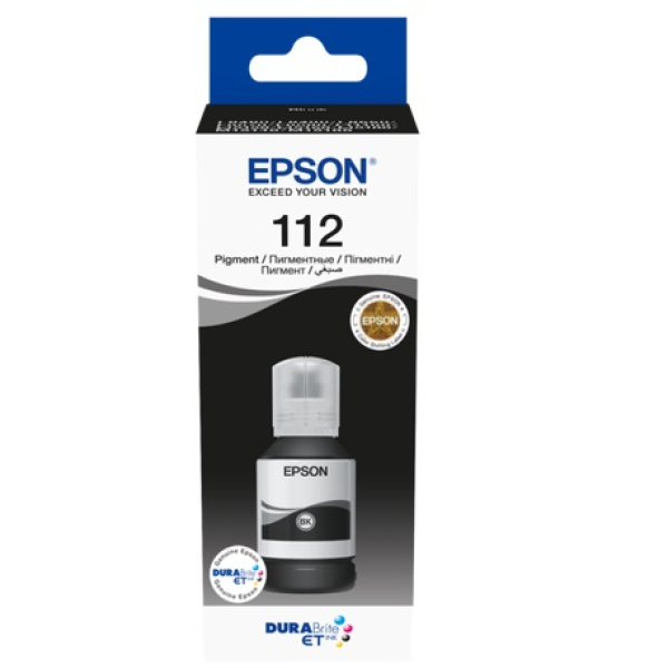 Epson  112 EcoTank Pigment Black ink bottle