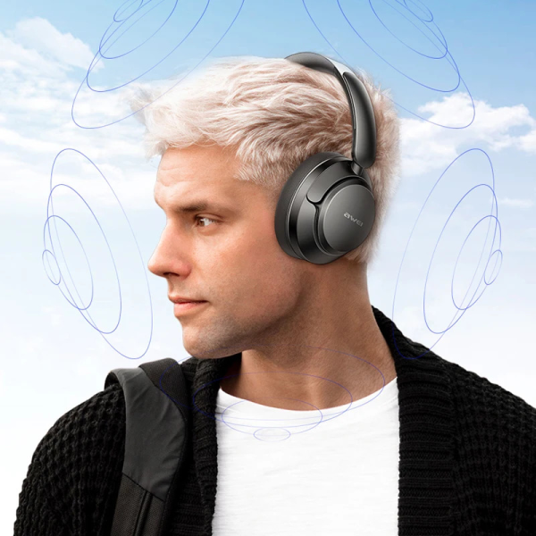 Awei A360BL Wireless Over Ear Headphones