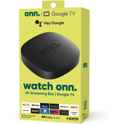 onn. Google TV 4K UHD Android Streaming Box