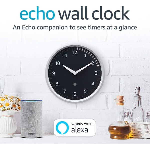 Amazon Echo Wall Clock with Timer