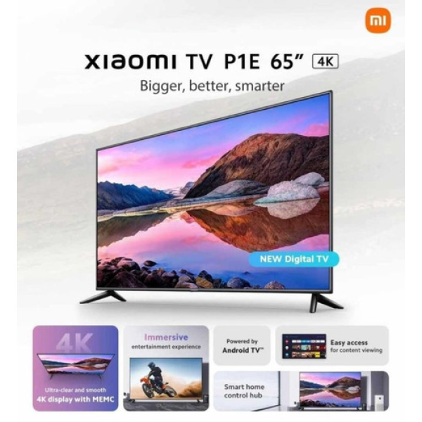 Xiaomi TV P1E 65 inch 4K UHD Smart Android TV