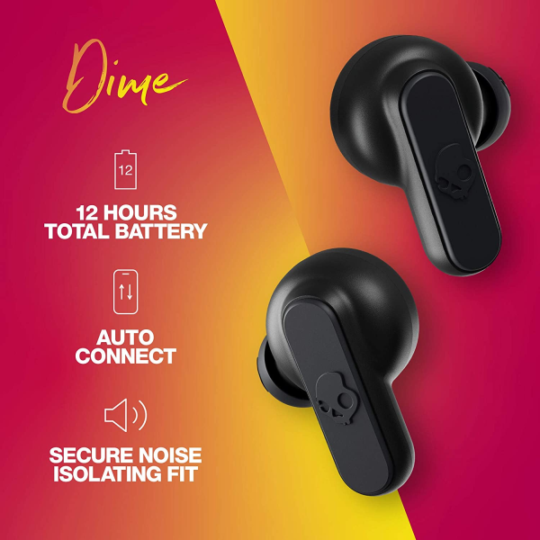 Skullcandy Dime True Wireless in-Ear Earbud - True Black 