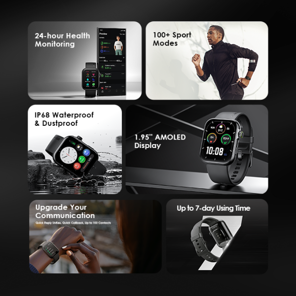 Oraimo Watch ES 2 Smart Watch with Bluetooth Calling