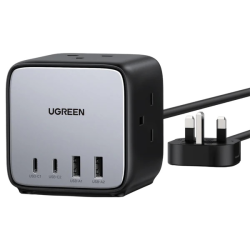 UGREEN DigiNest Cube 65W – 7 Port GaN Charger with 3 AC Outlets
