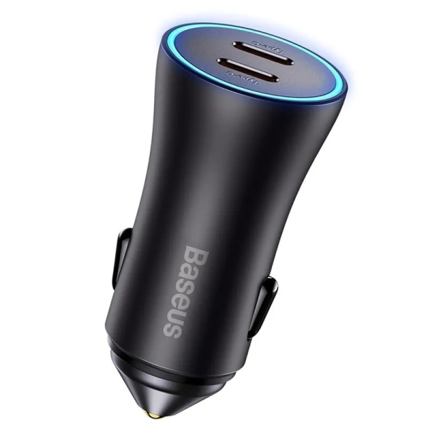 Baseus Golden Contactor Pro Dual Fast Car Charger - 40W