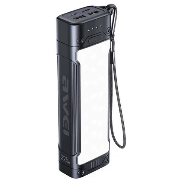 Awei P175K Power Bank 20000mAh 22.5W with Outdoor Light 